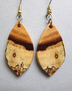 Boucles d'oreilles en bambou naturel Boucles d'oreilles tendance en rotin Boucles d'oreilles géométriques en raphia recyclable pour femmes à prix d'usine Logo personnalisé - Product Image 3