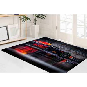 Tapis imprimé aux couleurs vives, facile à nettoyer, imprimé en 3D, cadeau pour les amateurs de voitures, avec tapis à poils doux - Product Image 3