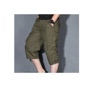 Short décontracté en coton baggy pour hommes, couleur et taille personnalisées, style ODM, motif vintage, vente en gros - Product Image 1