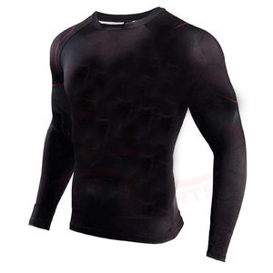 เสื้อรัดกล้ามเนื้อแขนยาวระบายอากาศพิมพ์ลายด้วยความร้อนสำหรับ MMA BJJ รุ่นใหม่ปี 2025 สำหรับทุกเพศ - Product Image 4