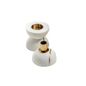 Unique Style <b>Candle</b> <b>Holder</b> Silver and Gold Finishing Set of 2 Home Hotel <b>Candle</b> Pillar <b>Outdoor</b> Decoration Luxury <b>Candle</b> Stand - Product Image 3