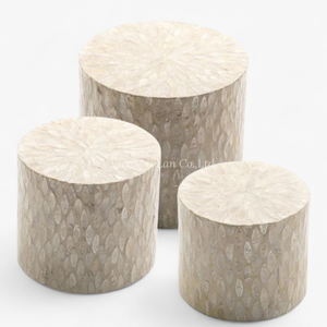 Support à gâteau en nacre pour mariage, fête, présentation de desserts, fait à la main, coquille naturelle provenant d'une usine du Vietnam - Product Image 1