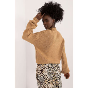 Badu modello 199611 maglione a collo alto per donna fatto a mano in maglia di formato XS alta qualità traspirante caldo per autunno inverno anteriore - Product Image 2