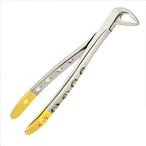 Forceps d'extraction dentaire à motif américain en acier inoxydable Forceps d'extraction dentaire Équipement dentaire - Product Image 1