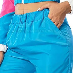 Conjunto cortavientos de dos piezas personalizado al por mayor patrón sólido estilo casual cuerpo entero para invierno - Product Image 5