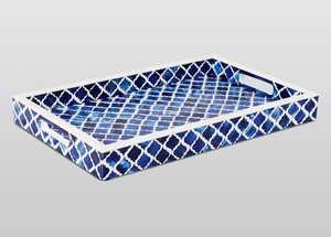 Bandeja de incrustaciones de hueso natural artesanal, vajilla decorativa de lujo para hogares modernos, espacios de comedor y colecciones de regalos - Product Image 6