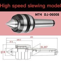 Centre de fraisage haute précision MT3/MT4/MT5 HRC58-62, 4 jeux de roulements, intensificateur de capacité de charge, longue durée de vie