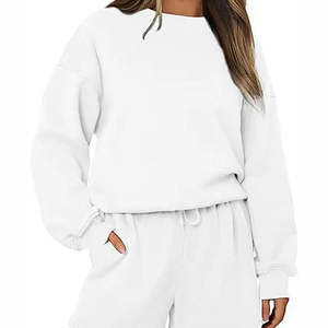 2025 nueva sudadera de moda para mujer en Material de algodón de alta calidad Casual Otoño Invierno mujer pulóver sudadera suelta - Product Image 1