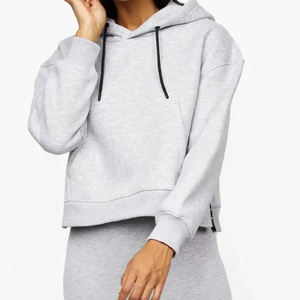 Sudadera con capucha de lana gruesa y pesada con logotipo personalizado OEM 380 Gsm, Sudadera con capucha unisex, Sudadera con capucha de peso pesado 3D para mujer - Product Image 6