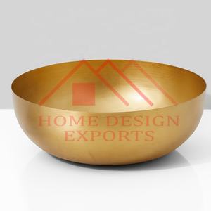 Wedding Table Centerpieces Best Seller Chip and Dip Iron <b>Gold</b> Bowl for Home Decor/Wedding Decor Iron Compote Flower Bowl - Product Image 6