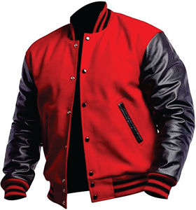 Unisex Cotton College <b>Varsity</b> <b>Jacket</b> Custom Designer Logo Embroidery Wholesale Casual CollegeBaseballjacket for men DDP Shipping - Product Image 4