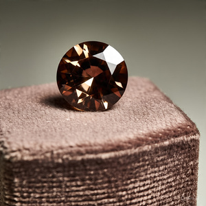 ราคาที่ดีที่สุดที่เคยมีมาสำหรับห้องทดลองสีน้ำตาล VVS1เกรด D หลวม3มม. สร้างเพชรสังเคราะห์มอยส์ซอไนต์ความแข็งของ9.25 Moh U. เพชรอัญมณี - Product Image 5