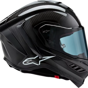 Casque Alpinestars Supertech R10 de qualité supérieure en carbone noir - Product Image 1