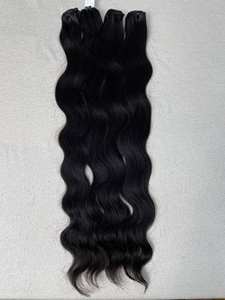 Cabello crudo sin procesar Onda natural Virgen Vietnamita Real Proveedores al por mayor Cabello humano de visón teje Paquetes de cabello humano crudo - Product Image 1