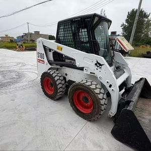 Chargeuse sur pneus Bobcat S160 d'occasion Chargeuse-pelleteuse compacte Garantie 1 an Moteur inclus Pompe à roulement moteur Boîte de vitesses - Product Image 1