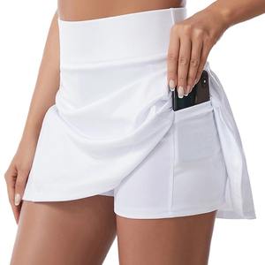 Jupes-shorts athlétiques fluides 2 en 1, respirantes, légères, jupe de tennis pour femmes, sports d'été, taille haute, séchage rapide, évacuation de l'humidité - Product Image 2