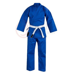 Uniforme de karaté de couleur grise, uniforme de karaté en coton/Polyester de qualité personnalisée pour hommes - Product Image 4