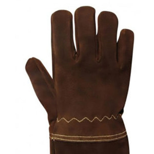 Guantes de soldadura de cuero dividido resistentes al calor para Seguridad Industrial Guante de soldadura MIG TIG de trabajo pesado - Product Image 6