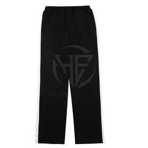Soft Fabric Daily Trousers Relaxed Fit Flexible Waistband Clean Style Leg Design Matching Clothing <b>Men</b> Flared <b>Sweat</b> <b>Pant</b> - Product Image 2