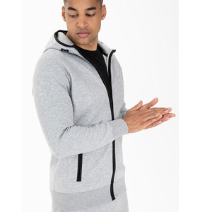 Sudadera con capucha unisex de algodón 100% de secado rápido, con cremallera completa, para hombre, de peso pesado, con logotipo personalizado OEM, para invierno, al por mayor - Product Image 6