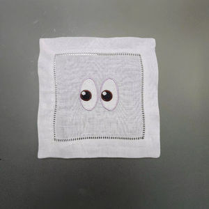 Hand embroidered coaster. European export goods. We accept orders in large quantities. - Product Image 1