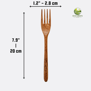 Tenedor de Madera con Mango Curvo de Diseño Clásico Hecho a Mano - Utensilio de Servir Duradero y Ecológico para Regalos Empresariales - Product Image 5
