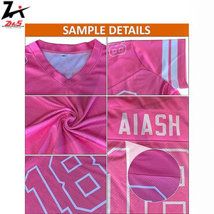 Maillots de football américain personnalisés respirants unisexes de haute qualité en mesh pour l'entraînement – Parfaits pour toutes les équipes - Product Image 2