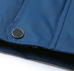 Offre Spéciale coupe-vent hommes veste de sport solide extérieur Streetwear avec fermeture à glissière manteau d'hiver respirant avec motif imprimé - Product Image 4