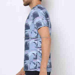 Camisetas informales de verano para hombre, camisetas de manga larga ajustadas de alta calidad para hombre, camisa con estampado de logotipo personalizado, manga larga - Product Image 2