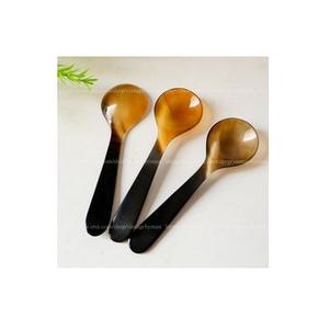 Cubiertos de cuerno de búfalo natural de marca ecológica, diseño de forma personalizada con acabado pulido natural para suministros de cocina para hoteles - Product Image 1