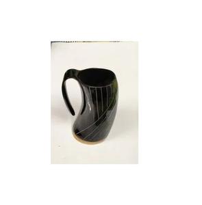 Tasse à boire Viking 100% naturelle de haute qualité Chope à corne sculptée à la main pour la maison et l'hôtel en gros du fabricant - Product Image 5