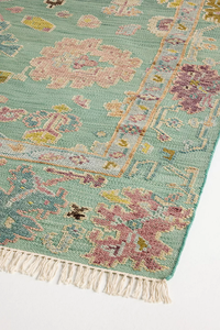 Tapis en laine de Nouvelle-Zélande noué à la main anti-bactéries antidérapant élégant tapis de Style persan à poils hauts Design Vintage moderne pour - Product Image 3