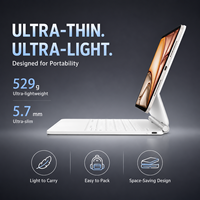 Custom Magnetic Floating Tablet Keyboard Case With Touchpad, Ultra Slim Wireless Keyboard Cover for OEM ODM Wholesale