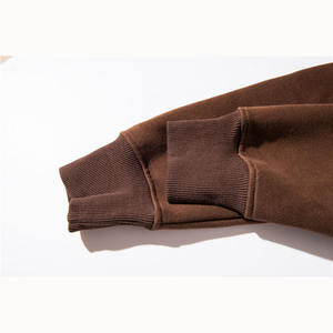 Sweat à capuche d'automne solide imprimé personnalisé de haute qualité pour hommes en tricot de coton doux avec cordon de serrage pour vêtements d'équipe et uniformes - Product Image 6