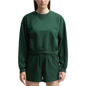 Sudadera Personalizada con Logotipo, para Invierno y Verano, Forro Polar de Poliéster/Algodón, Cuello Redondo, Talla Grande, Sólida, Transpirable, Informal, para Mujer - Product Image 5