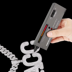 Argent Sterling 925 Plaqué Or 24kt Plaqué Rhodium Nom Personnalisé VVS Moissanite Naturelle Hip-Hop Fine Jewelry Pendentifs Charms - Product Image 6