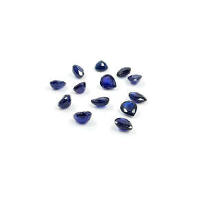 Zafiro Azul Natural de Bangkok, Piedra Suelta, 10x12mm 12x14mm, Calibrado, Forma de Pera, Azul Real, Corte Ovalado, Gema Compuesta de Ópalo y Aguamarina - Product Image 1