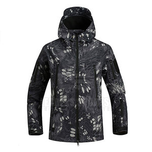 Veste tactique de combat personnalisée de haute qualité avec capuche amovible en coton/polyester, logo et couleur personnalisés - Product Image 1