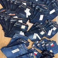 Jeans en denim délavé coupe droite décontractée pour homme, super skinny, en coton et élasthanne, lot de vêtements pour femme à prix super bas, incluant un pantalon