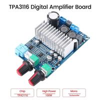 TPA3116D2 mono DC12-DC24V Digital Audio Amplifier Subwoofer Power Amplifier Board for Home Audio Car Speakers DIY
