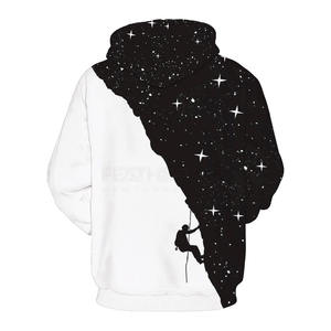 Sudadera con capucha de manga larga para hombre de alta calidad Sudadera con capucha de sublimación de patrón sólido de nuevo estilo para invierno - Product Image 2