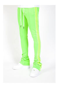 Pantalon empilé Poly polaire tissu meilleure qualité hommes pantalon de survêtement avec poches latérales pile pantalon pour hommes 2024 - Product Image 3