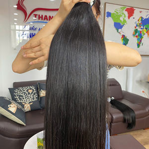 Extensions de cheveux lisses de qualité supérieure 2025, super douces, super soyeuses, cheveux humains vietnamiens, lots de cheveux en vrac - Product Image 2