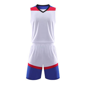 Vêtements de sport de haute qualité, uniforme de basket-ball pour hommes à séchage rapide, manches courtes, taille plus, entièrement personnalisé - Product Image 6