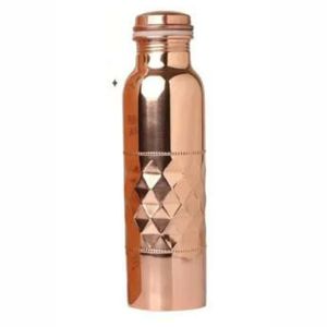 High Quality Pure Copper Hammered Design Eco-Friendly Leak-Proof <b>Water</b> <b>Bottle</b> Handgrip for Unisex Use Business Gifts - Product Image 4