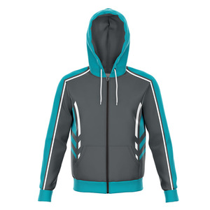 เสื้อฮู้ดเบสบอลแบบซับลิเมชั่นสำหรับผู้หญิง สวมใส่สบายในฤดูหนาว ผลิตจากโพลีเอสเตอร์ 100% พร้อมปกมีฮู้ด พิมพ์ลายแบบซับลิเมชั่น - Product Image 5