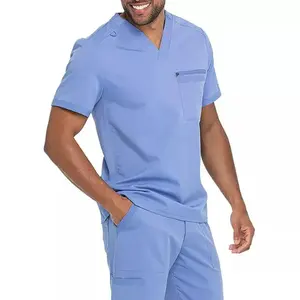 Set di Scrub per uniformi mediche alla moda di alta qualità per cura delle uniformi eleganti set da uomo