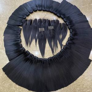 Extensiones de Cabello Virgen Remy HD de Doble Trama, 5x5 para Encaje, 30 Pulgadas, Liso, Máquina de Doble Trama, Todos los Colores, Vietnamitas - Product Image 6