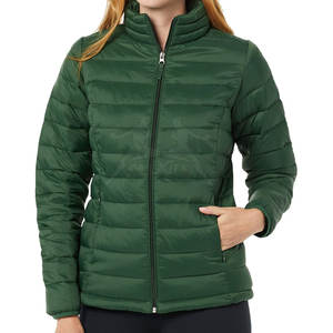 Low Price <b>Women</b> Puffer <b>Jacket</b> Unique Design Color Contrast <b>Women</b> Puffer <b>Jacket</b> <b>Lightweight</b> Puffer <b>Jacket</b> - Product Image 1