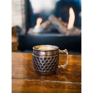 Taza de Cobre 100% Puro, Martillada, para Moscow Mule, Cerveza Pura, Hecha en India por ARTISTIQUE - Product Image 4